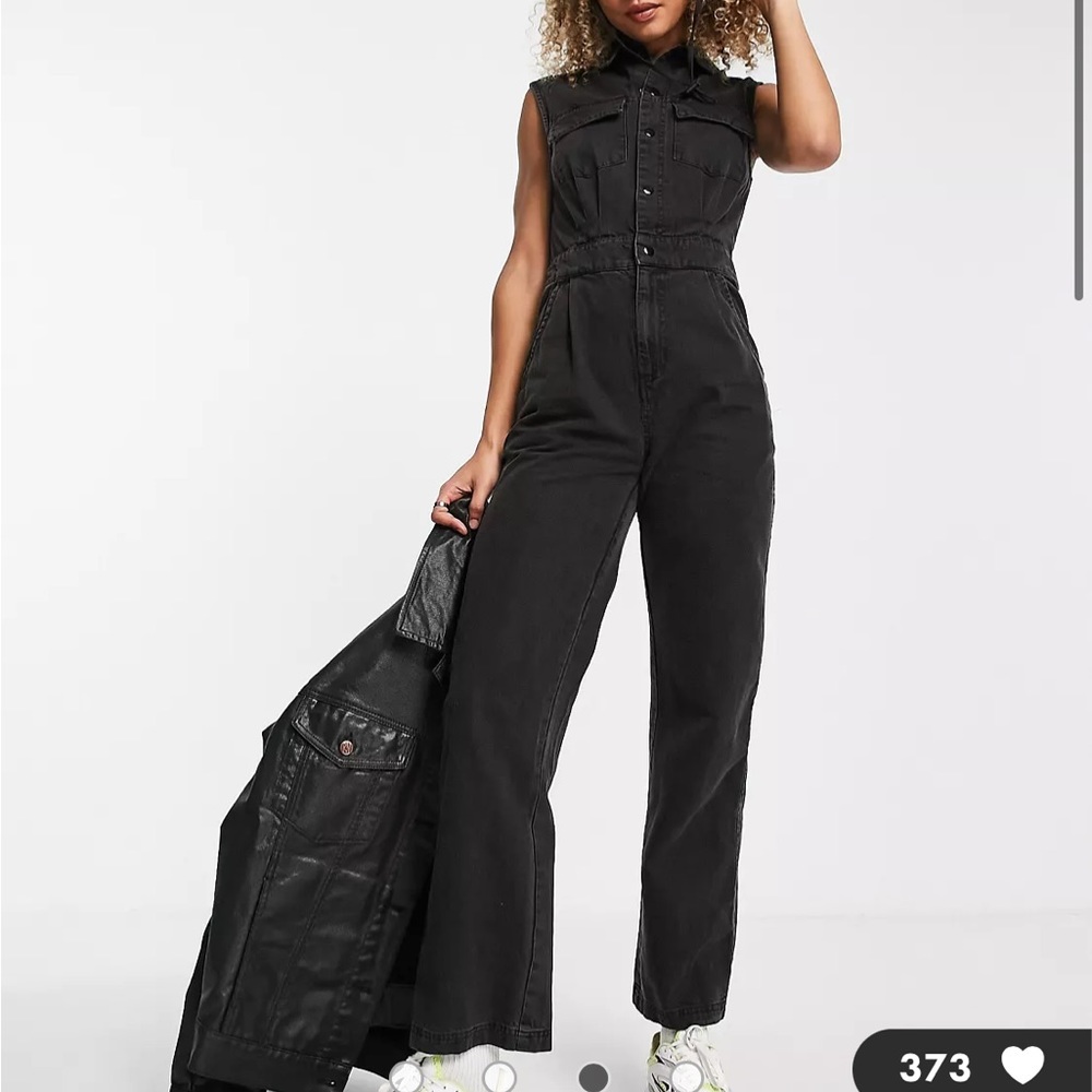 NWT COLLUSION denim jumper
